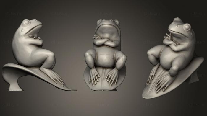 Статуэтки животных Grumpy Frog